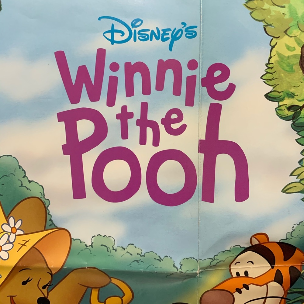 Vintage Disney’s Winnie the Pooh Characters Poster - Picture 5 of 6